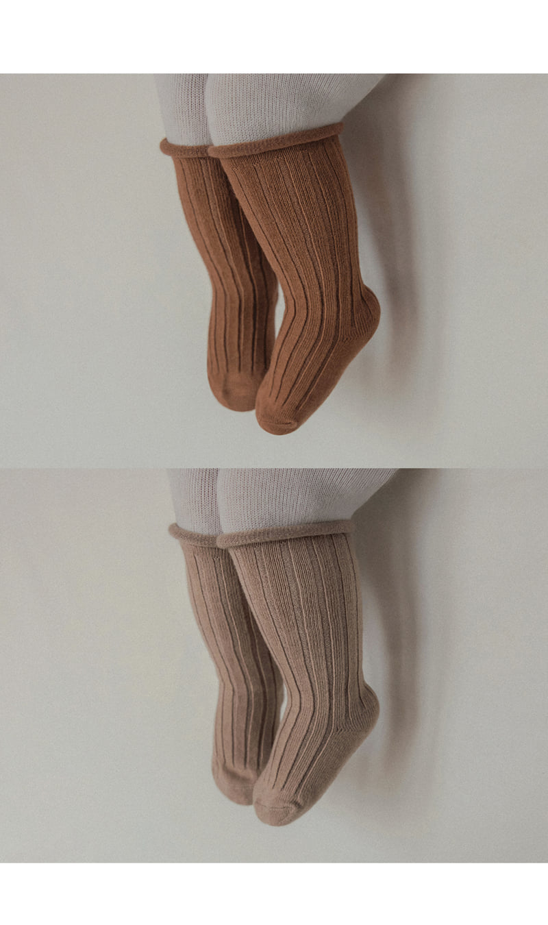 Kids Clara - Korean Baby Fashion - #babyfashion - Marco Rolling Baby Knee Socks - 3