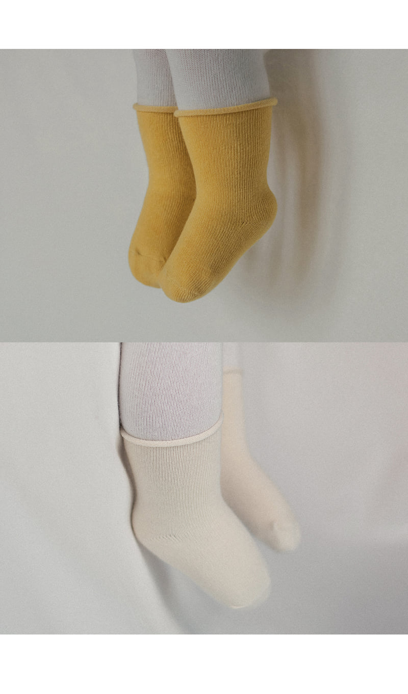 Kids Clara - Korean Baby Fashion - #babyfever - Joy Rolling Baby Socks - 3