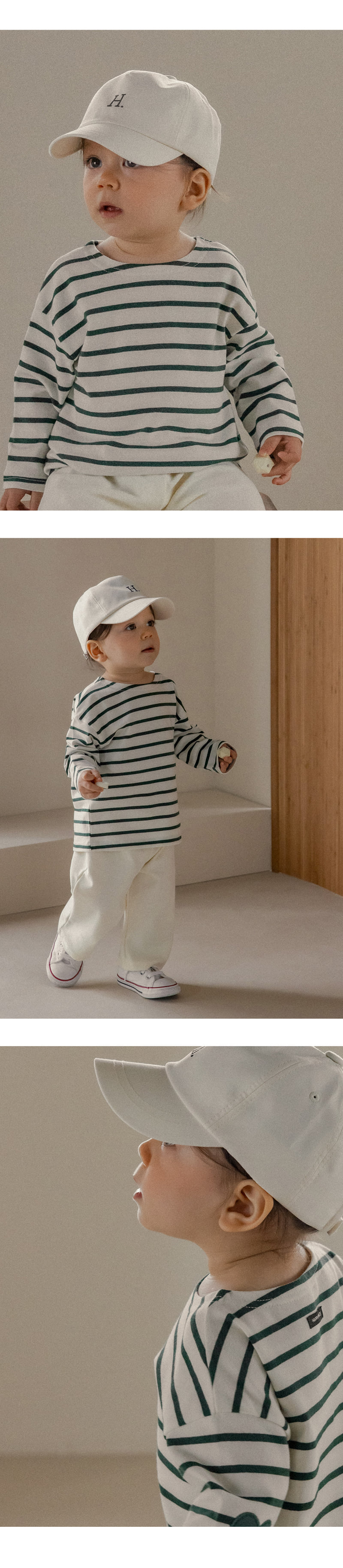 Kids Clara - Korean Baby Fashion - #babyfever - Herring Ball Cap - 2