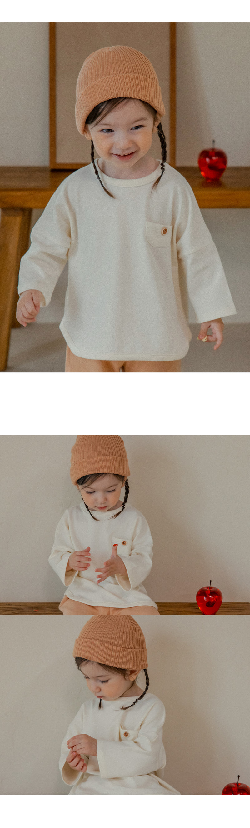Kids Clara - Korean Baby Fashion - #babylifestyle - Style Ribbed Beanie - 2