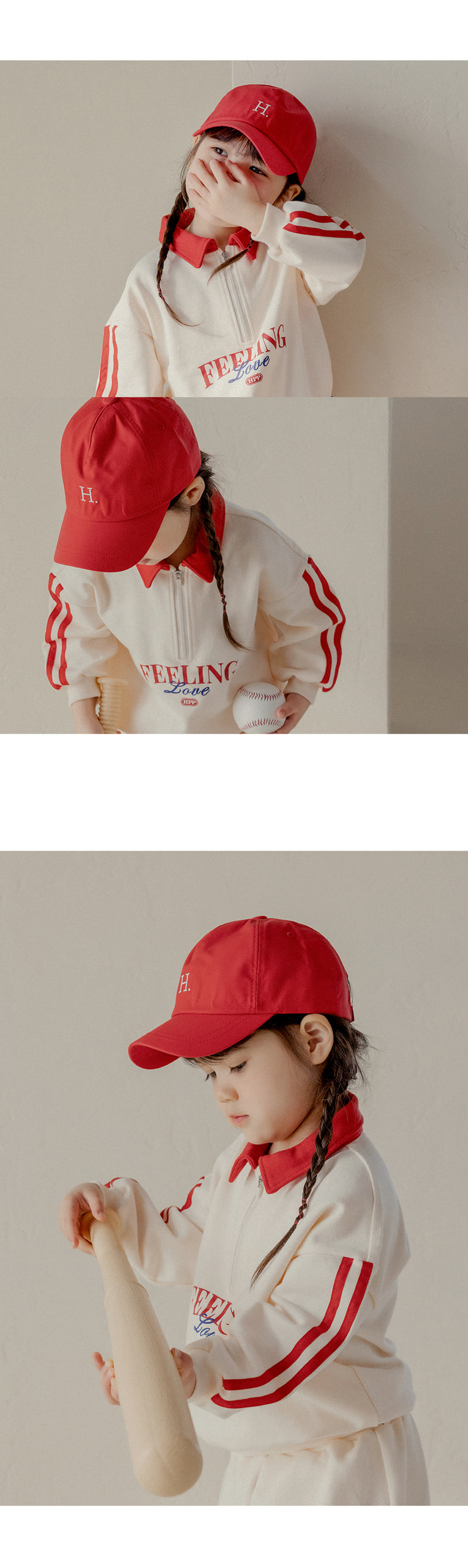 Kids Clara - Korean Baby Fashion - #babyoninstagram - Herring Ball Cap - 5