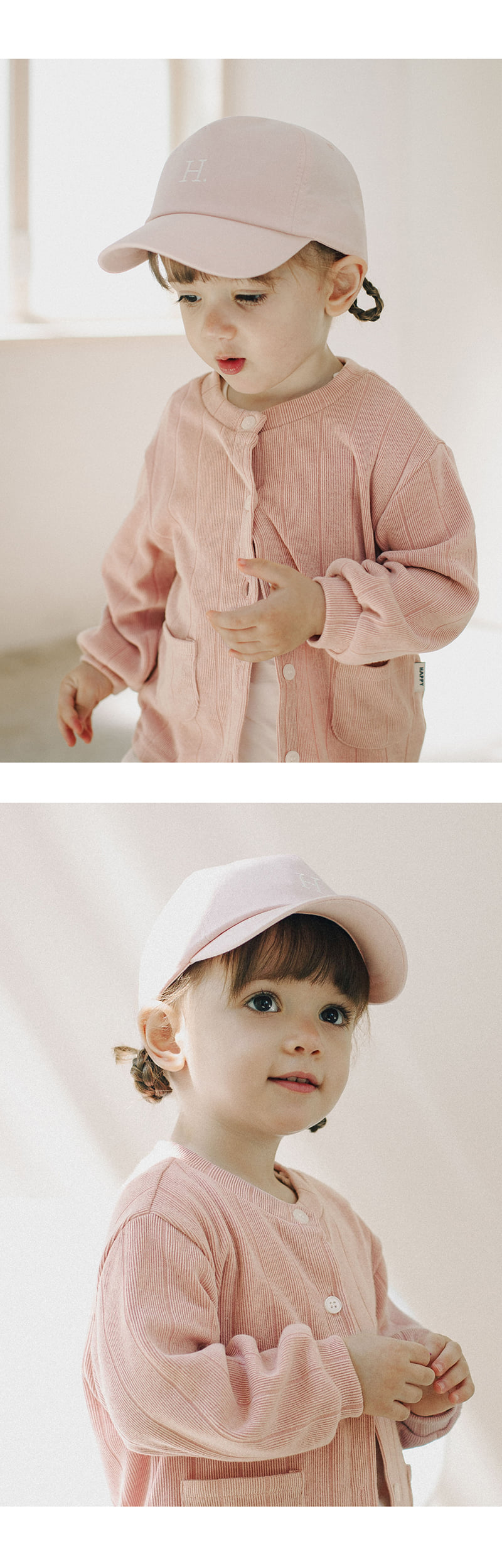 Kids Clara - Korean Baby Fashion - #babyootd - Herring Ball Cap - 6