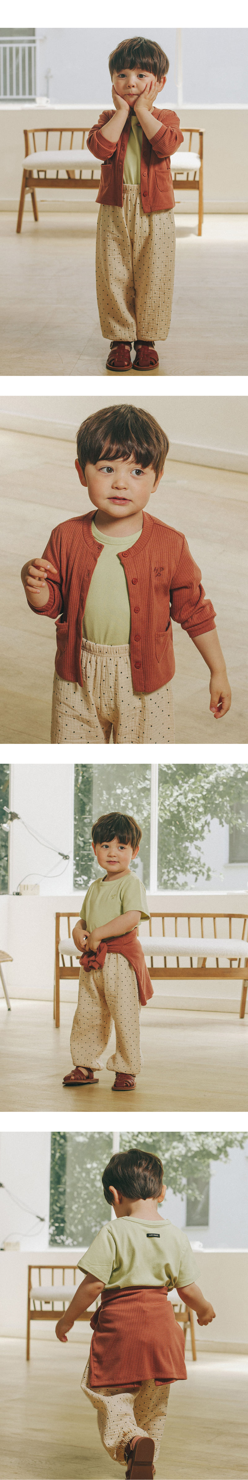 Kids Clara - Korean Baby Fashion - #babyootd - Baynie Cardigan Baby Set - 5