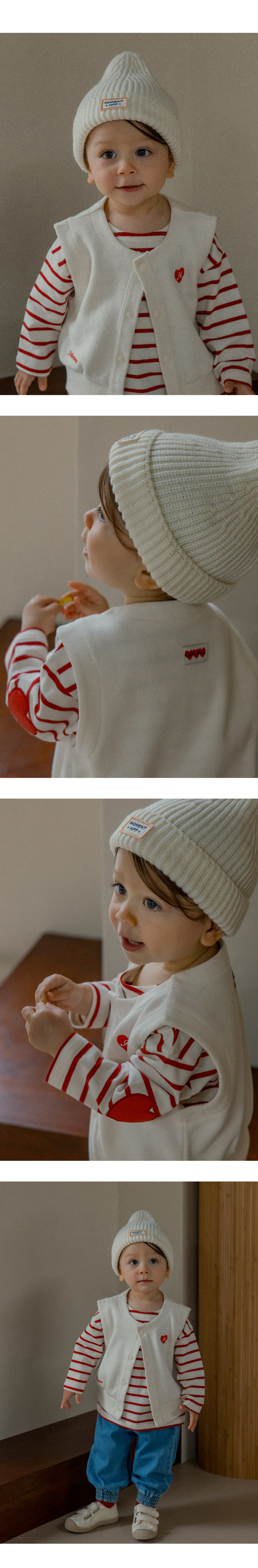 Kids Clara - Korean Baby Fashion - #babyoutfit - Miles Knit Baby Beanie - 6