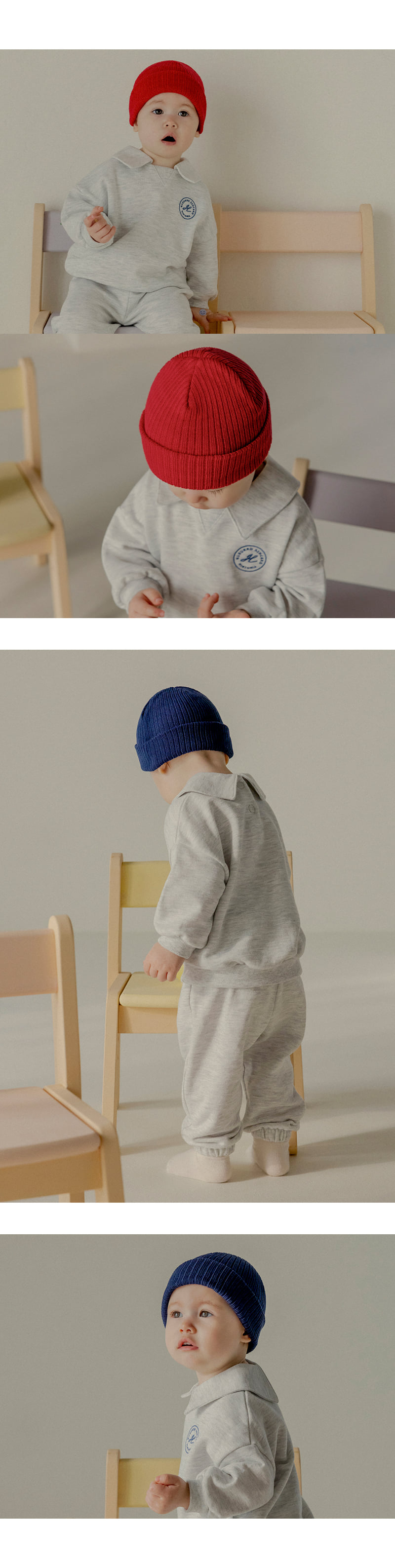 Kids Clara - Korean Baby Fashion - #babyoutfit - Style Ribbed Beanie - 5