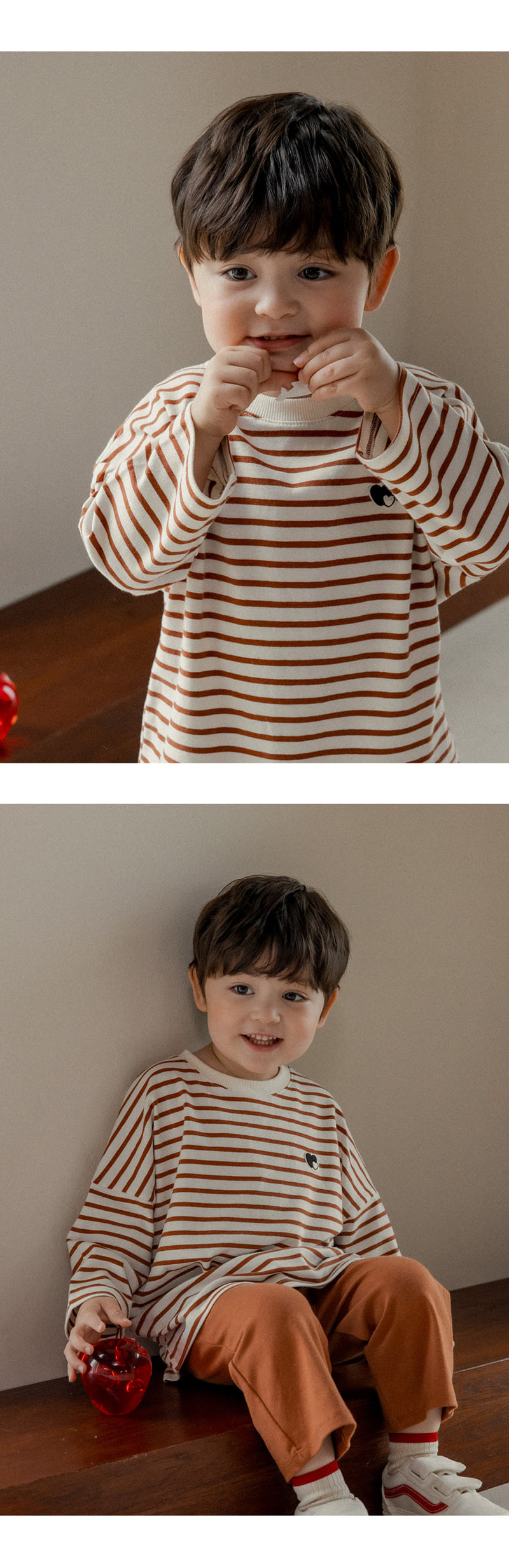 Kids Clara - Korean Baby Fashion - #babyoutfit - Rosely Top Bottom Set - 5