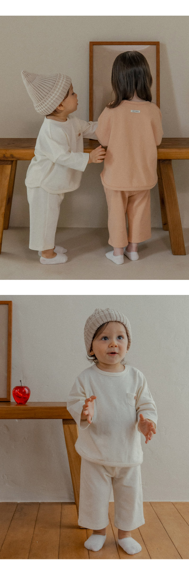Kids Clara - Korean Baby Fashion - #babyoutfit - Melly Top Bottom Set - 4