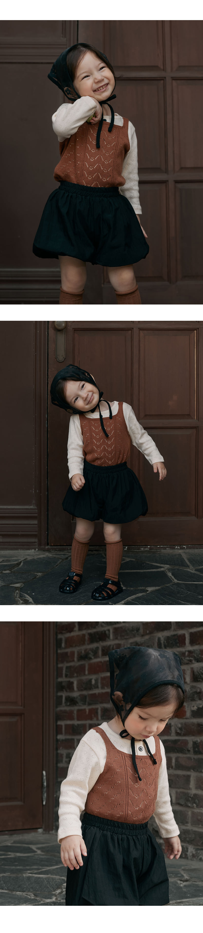 Kids Clara - Korean Baby Fashion - #babyoutfit - Pico Balloon Skirted Pants - 2