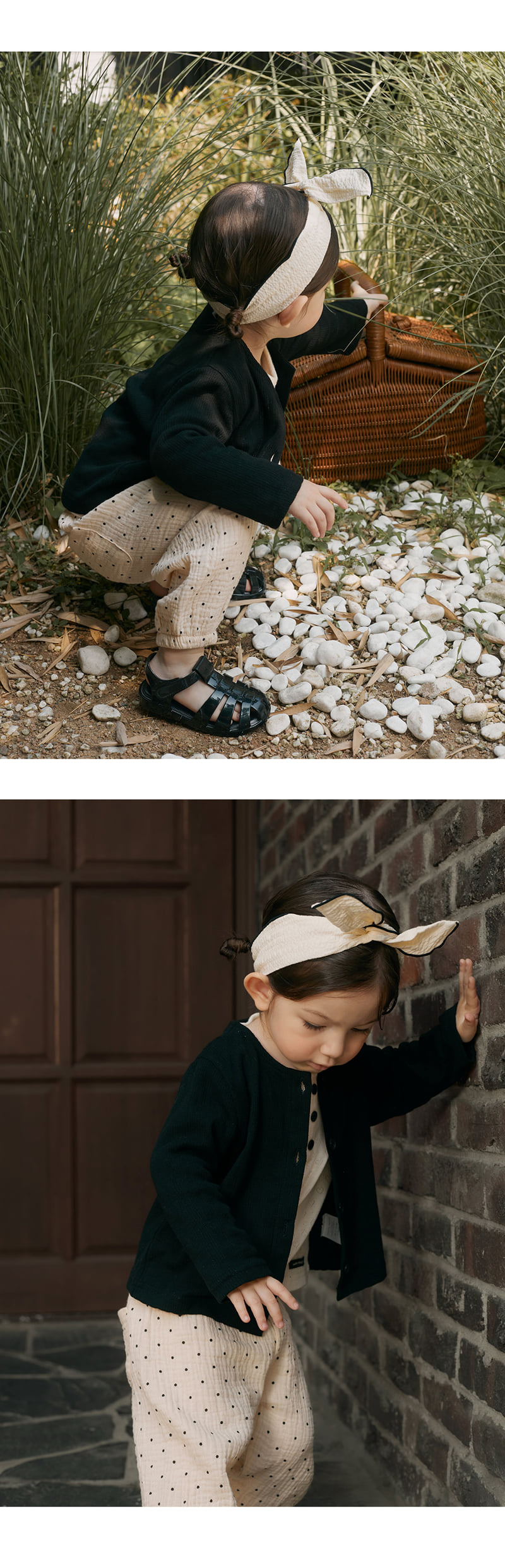 Kids Clara - Korean Baby Fashion - #babyoutfit - Ginger Dot Pants - 2