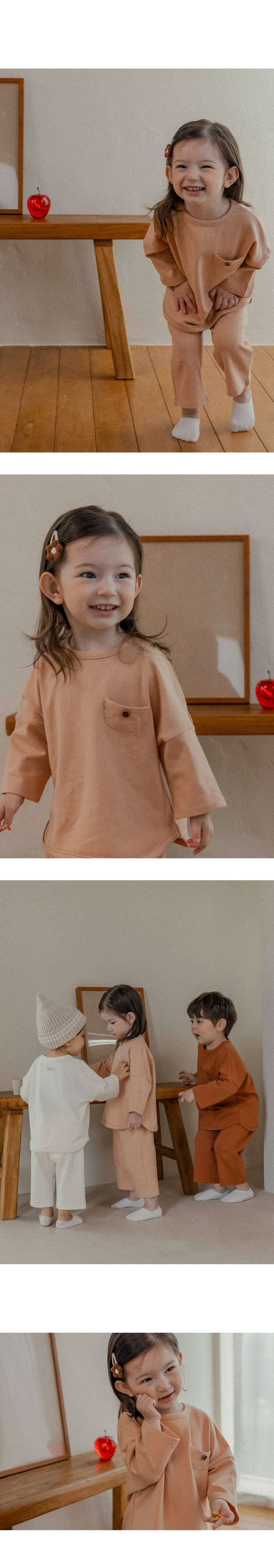 Kids Clara - Korean Baby Fashion - #babywear - Melly Top Bottom Set - 5
