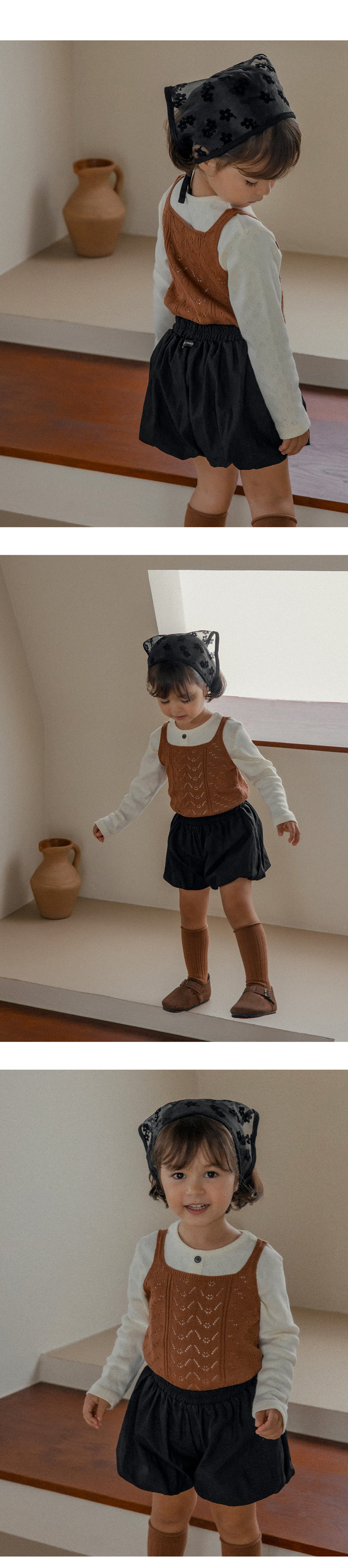 Kids Clara - Korean Baby Fashion - #babywear - Pico Balloon Skirted Pants - 3