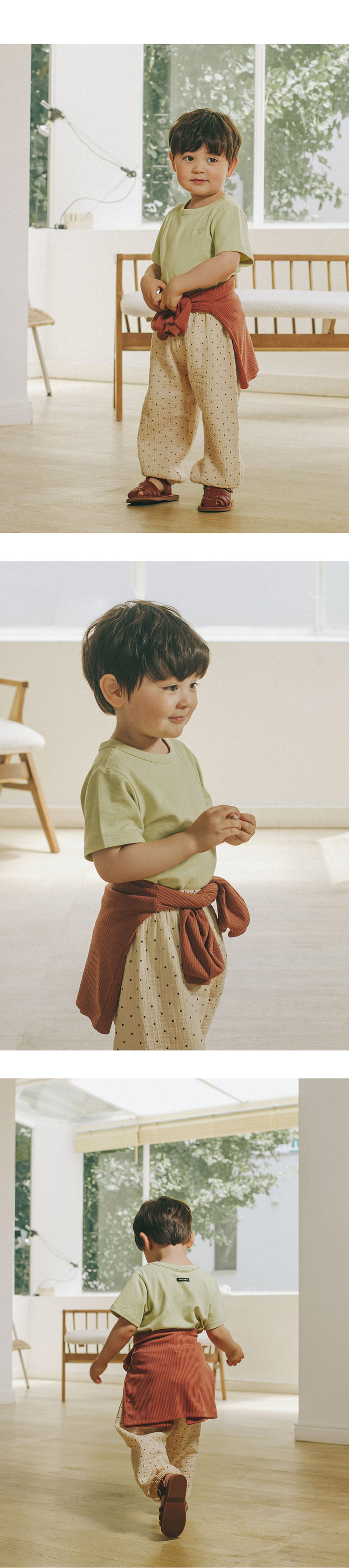 Kids Clara - Korean Baby Fashion - #babywear - River Short Sleeve Tee - 6