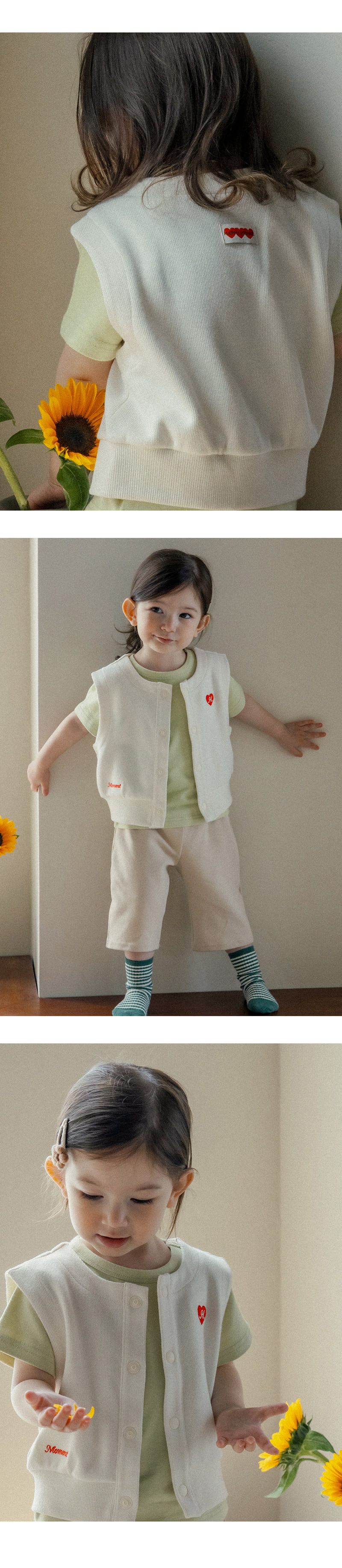 Kids Clara - Korean Baby Fashion - #babywear - Clay Vest - 2