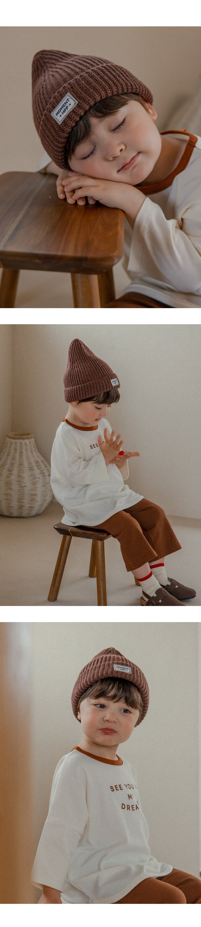 Kids Clara - Korean Baby Fashion - #onlinebabyboutique - Miles Knit Baby Beanie - 9
