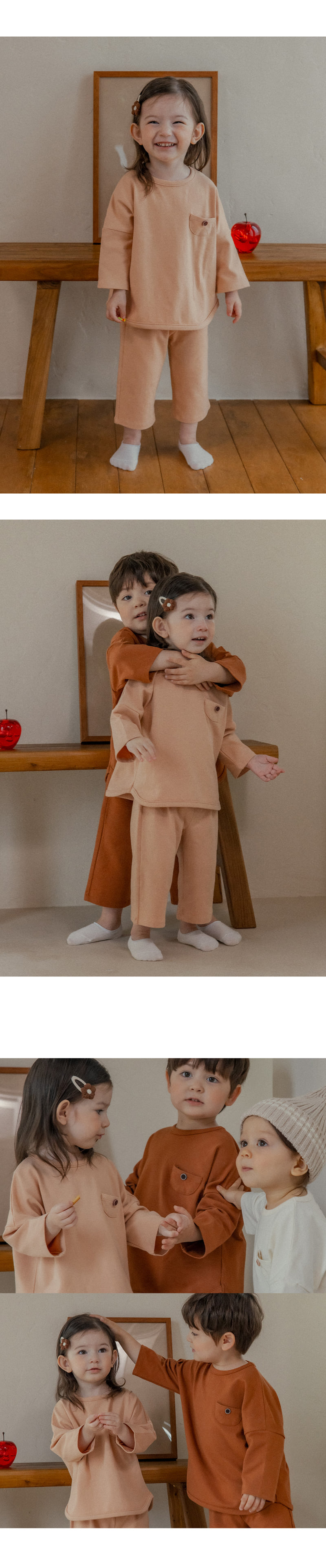 Kids Clara - Korean Baby Fashion - #onlinebabyboutique - Melly Top Bottom Set - 6
