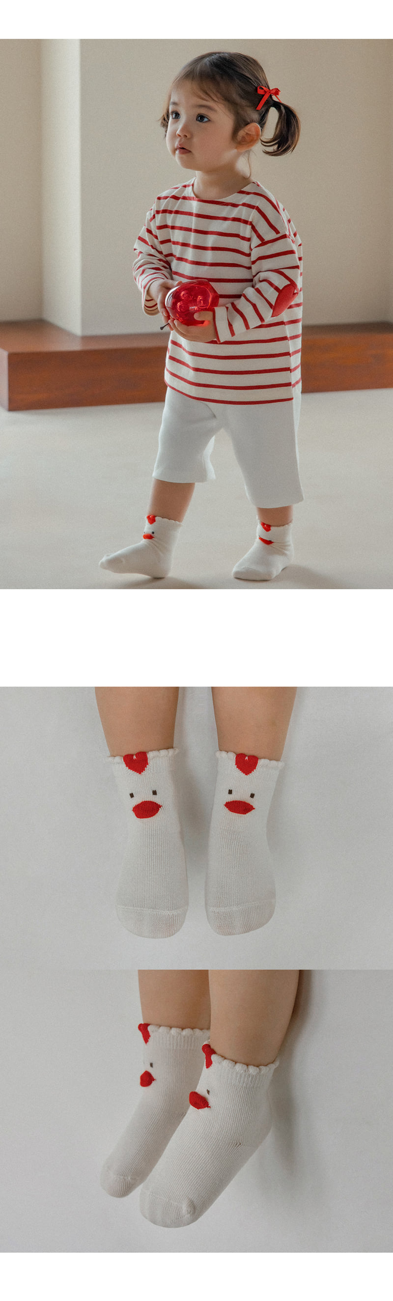 Kids Clara - Korean Baby Fashion - #onlinebabyboutique - Komong Baby Socks - 2