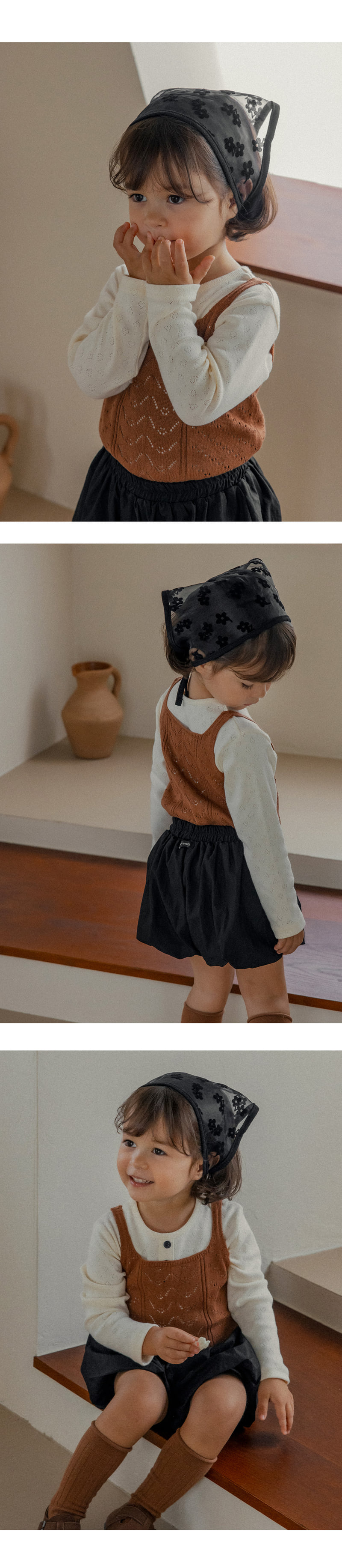 Kids Clara - Korean Baby Fashion - #onlinebabyshop - Maybell Eyelet Tee - 6