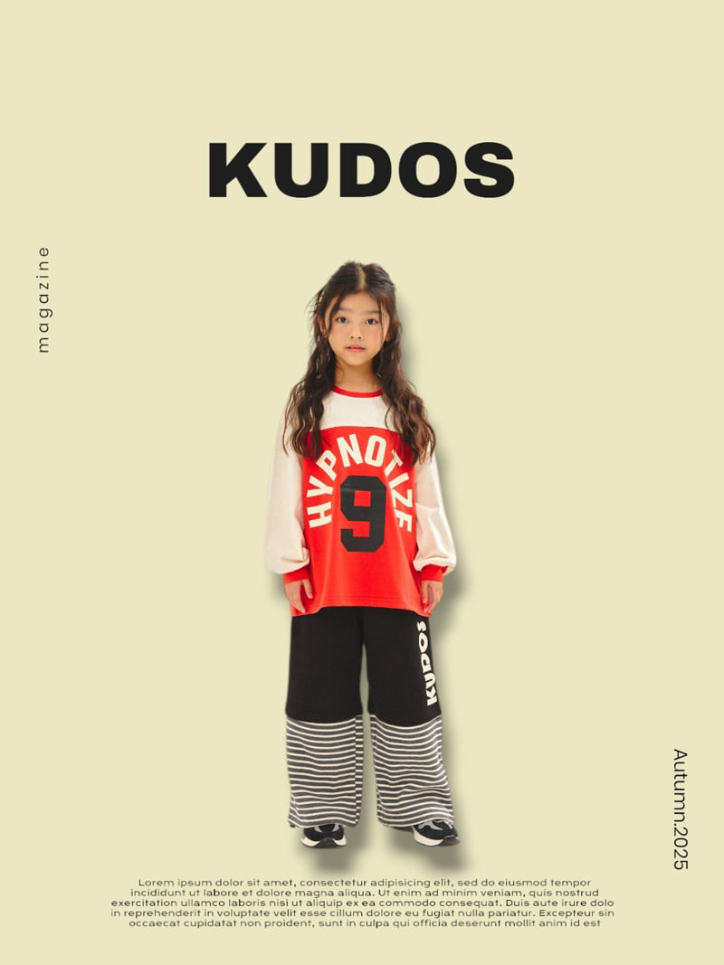 Kudos - Korean Children Fashion - #childofig - Color Block Long Sleeve Tee - 3