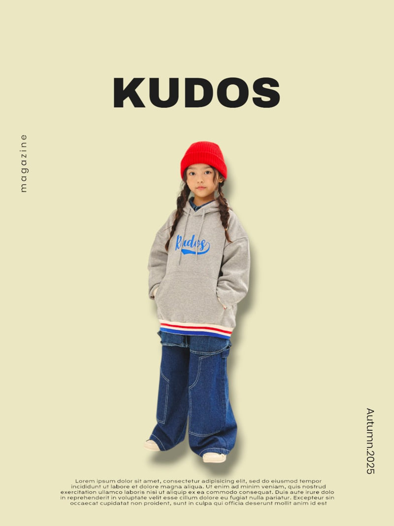 Kudos - Korean Children Fashion - #childofig - Border Hoodie - 2