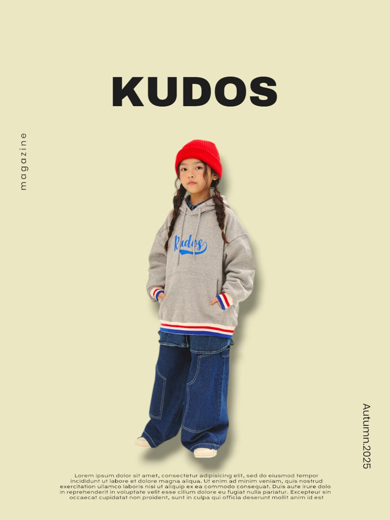 Kudos - Korean Children Fashion - #childrensboutique - Border Hoodie - 3