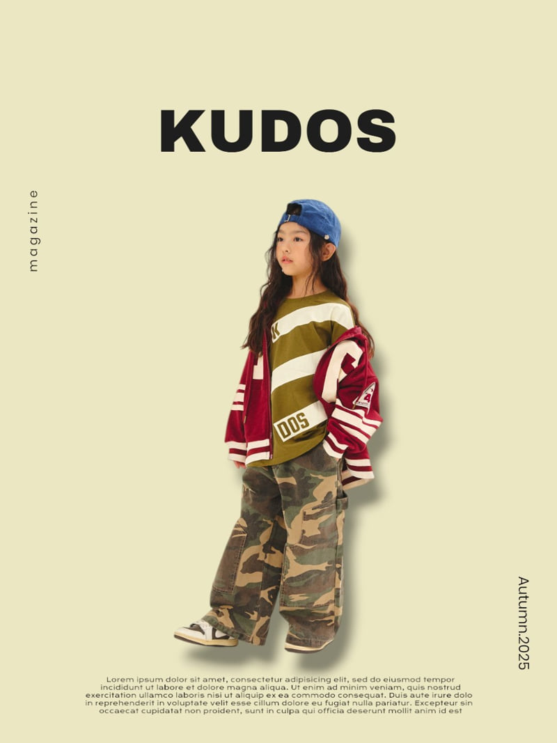 Kudos - Korean Children Fashion - #discoveringself - Sporty Hooded Zip-Up - 9