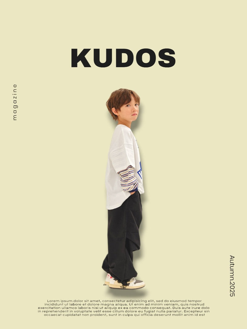 Kudos - Korean Children Fashion - #discoveringself - Layered Long Sleeve Tee - 6