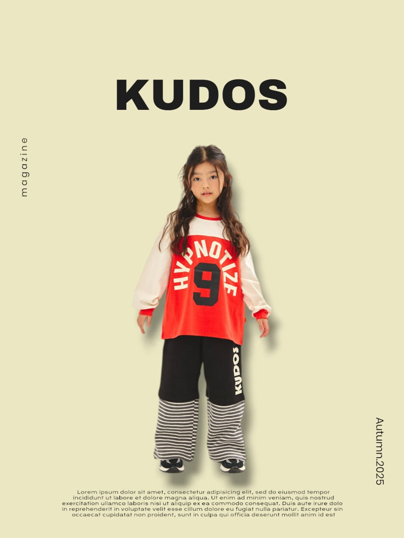 Kudos - Korean Children Fashion - #fashionkids - Color Block Long Sleeve Tee - 8