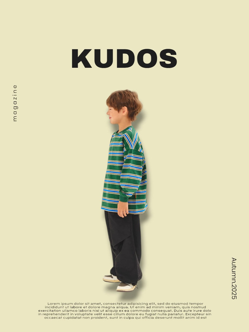 Kudos - Korean Children Fashion - #fashionkids - Striped Long-Sleeve Tee - 3