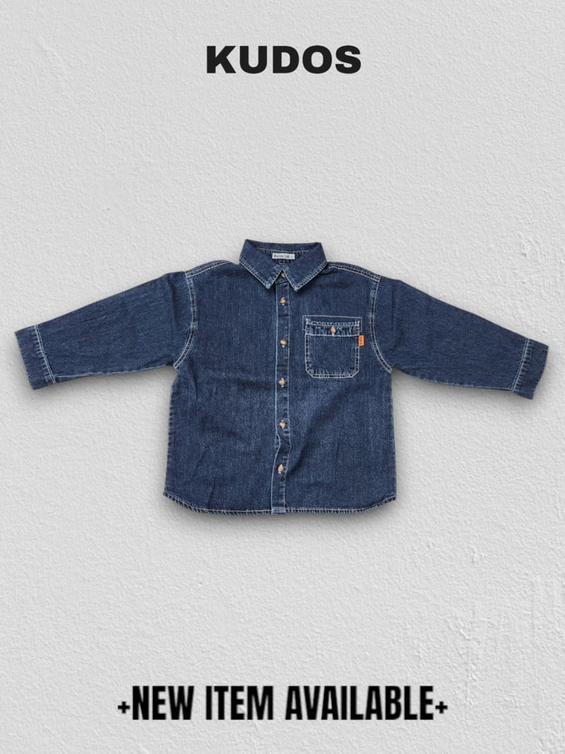 Kudos - Korean Children Fashion - #fashionkids - Denim Shirt