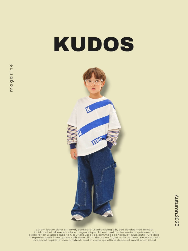 Kudos - Korean Children Fashion - #kidsshorts - Layered Long Sleeve Tee - 8