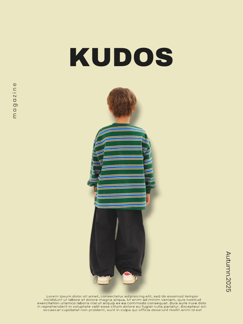 Kudos - Korean Children Fashion - #fashionkids - Striped Long-Sleeve Tee - 4