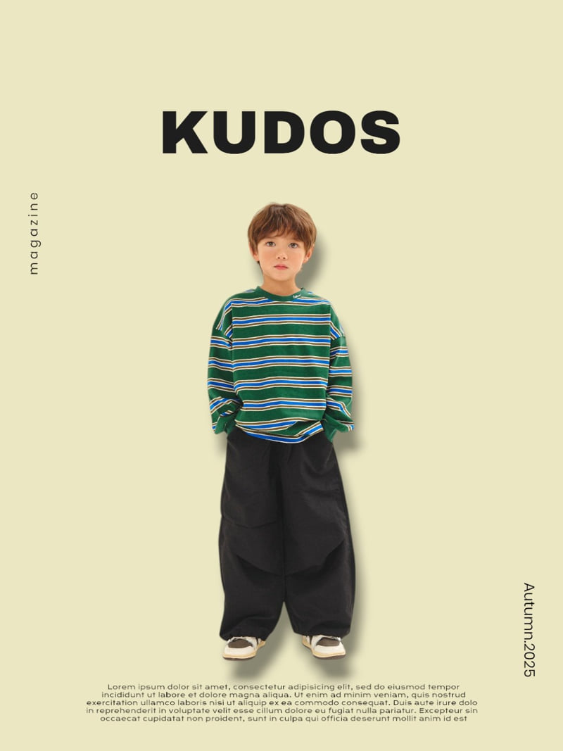 Kudos - Korean Children Fashion - #kidsstore - Striped Long-Sleeve Tee - 5