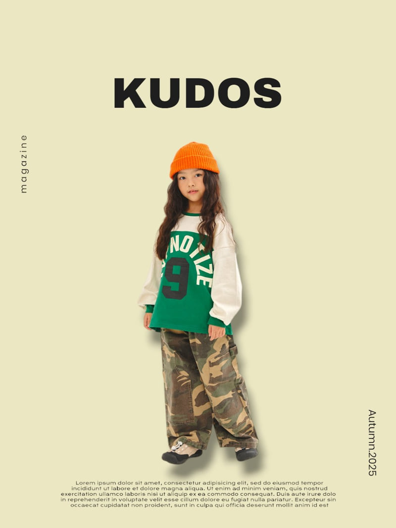Kudos - Korean Children Fashion - #kidzfashiontrend - Color Block Long Sleeve Tee - 11