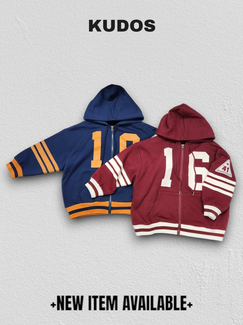 Kudos - Korean Children Fashion - #littlefashionista - Sporty Hooded Zip-Up