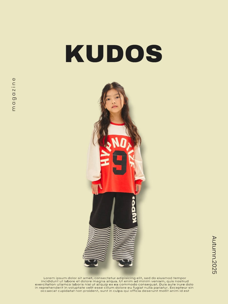 Kudos - Korean Children Fashion - #prettylittlegirls - Color Block Long Sleeve Tee - 2