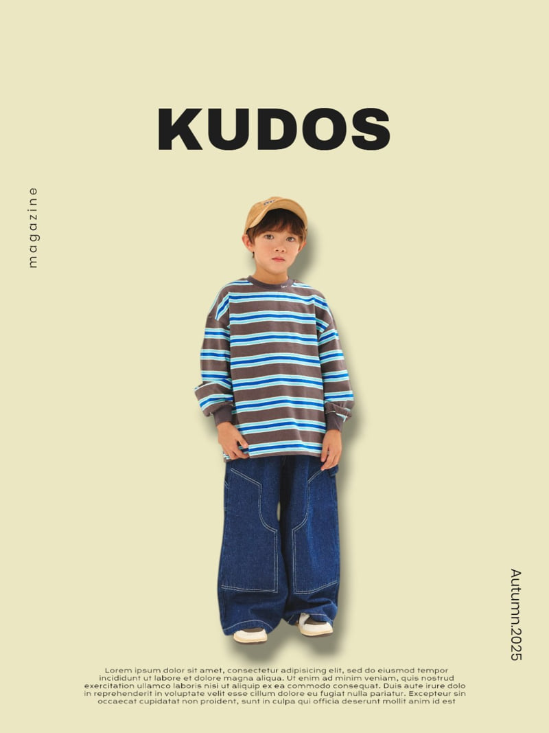 Kudos - Korean Children Fashion - #prettylittlegirls - Striped Long-Sleeve Tee - 11