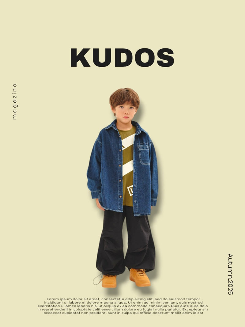 Kudos - Korean Children Fashion - #stylishchildhood - Denim Shirt - 12