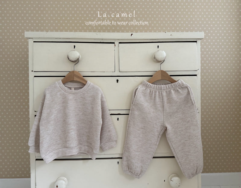 La Camel - Korean Baby Fashion - #babyboutiqueclothing - Cheese Set - 3
