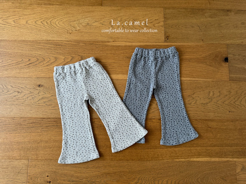 La Camel - Korean Baby Fashion - #babyboutiqueclothing - Eva Waffle Pants - 6