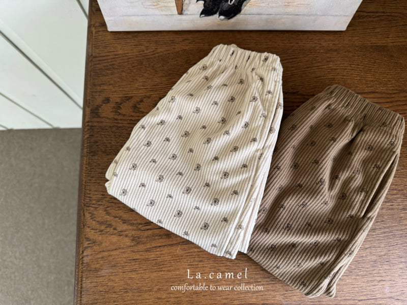 La Camel - Korean Baby Fashion - #babyboutiqueclothing - Pom Pom Corduroy Pants - 2