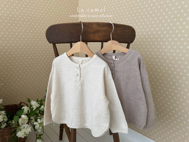 La Camel - Korean Baby Fashion - #babyfashion - Mono Shirt