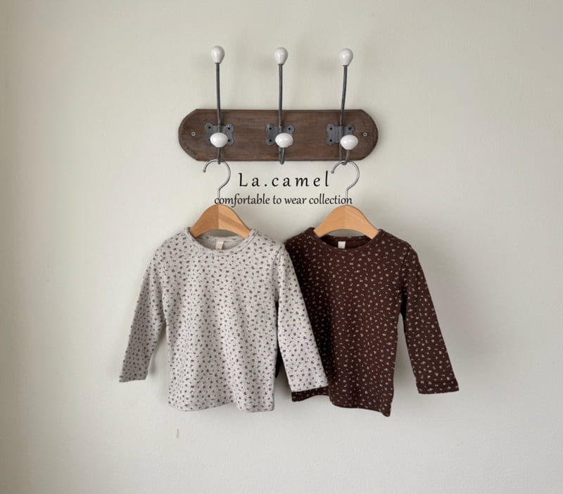 La Camel - Korean Baby Fashion - #babyfever - Flower Eyelet Tee