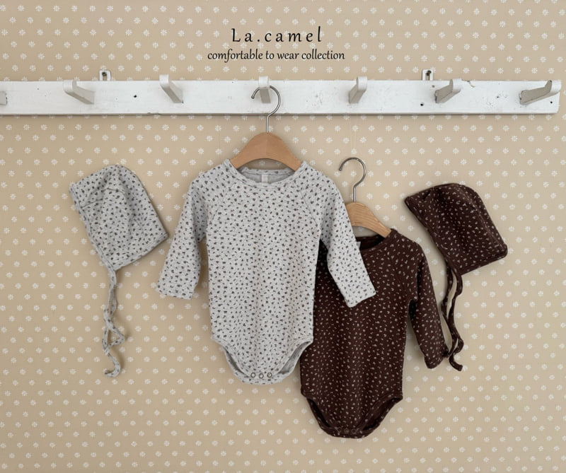 La Camel - Korean Baby Fashion - #babyoninstagram - Flower Eyelet Suit - 3