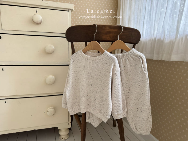 La Camel - Korean Baby Fashion - #babyootd - Cookie Waffle Set - 2