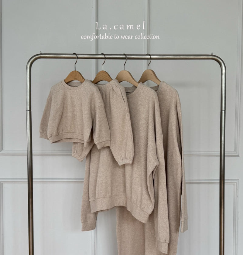 La Camel - Korean Baby Fashion - #babyootd - Waffle Set - 12