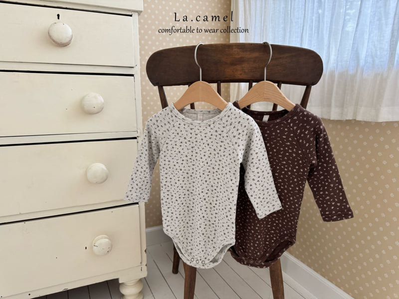 La Camel - Korean Baby Fashion - #babyoninstagram - Flower Eyelet Suit - 4