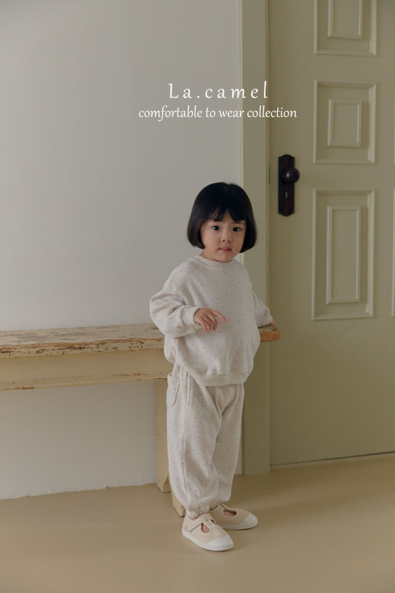 La Camel - Korean Baby Fashion - #babyoutfit - Cookie Waffle Set - 4