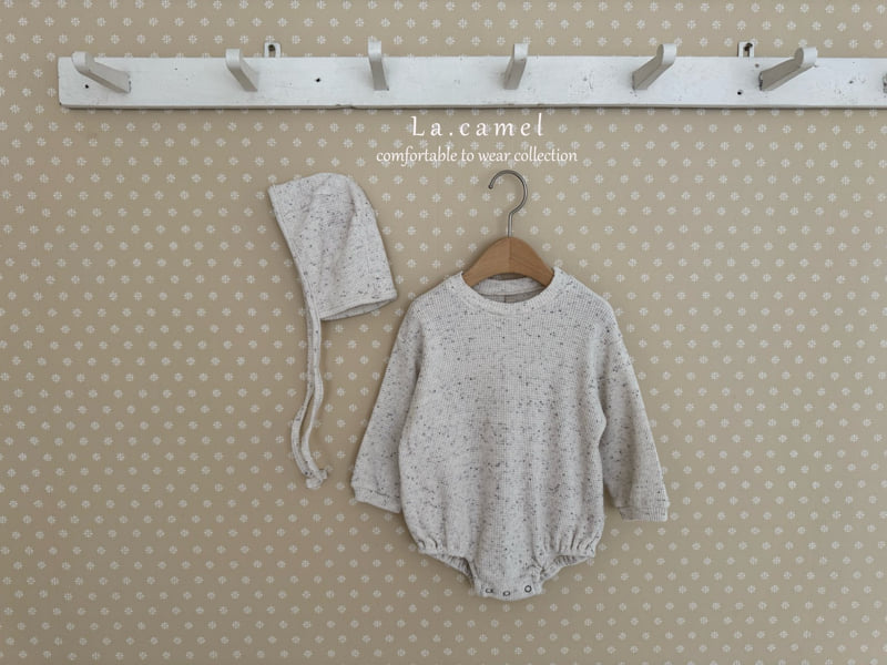 La Camel - Korean Baby Fashion - #babyoutfit - Cookie Waffle Suit - 2