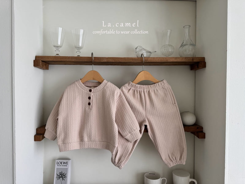 La Camel - Korean Baby Fashion - #onlinebabyboutique - Billy Set - 2