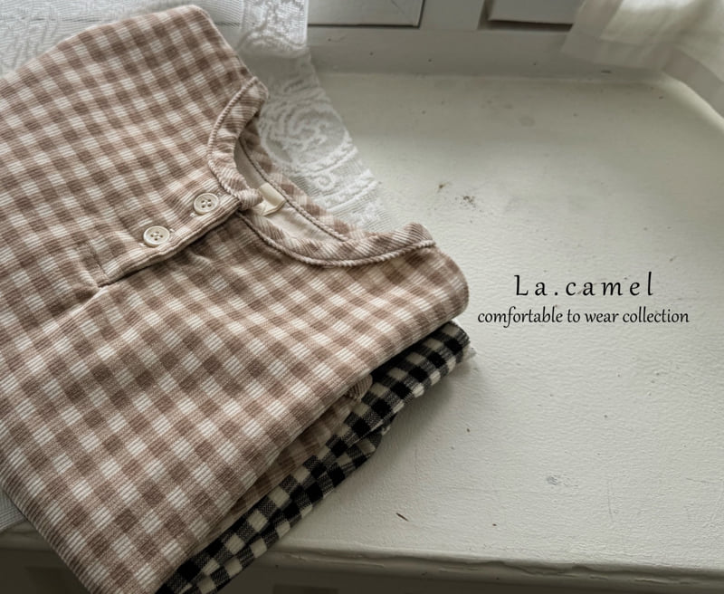 La Camel - Korean Baby Fashion - #onlinebabyboutique - Latte Corduroy Shirt - 4